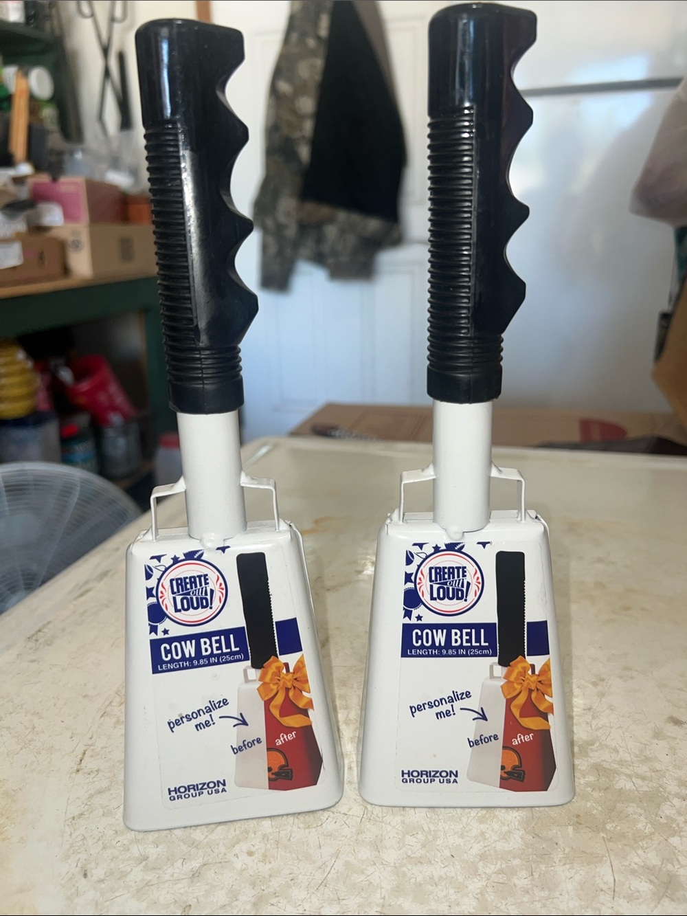 Set of 2 cow bells
